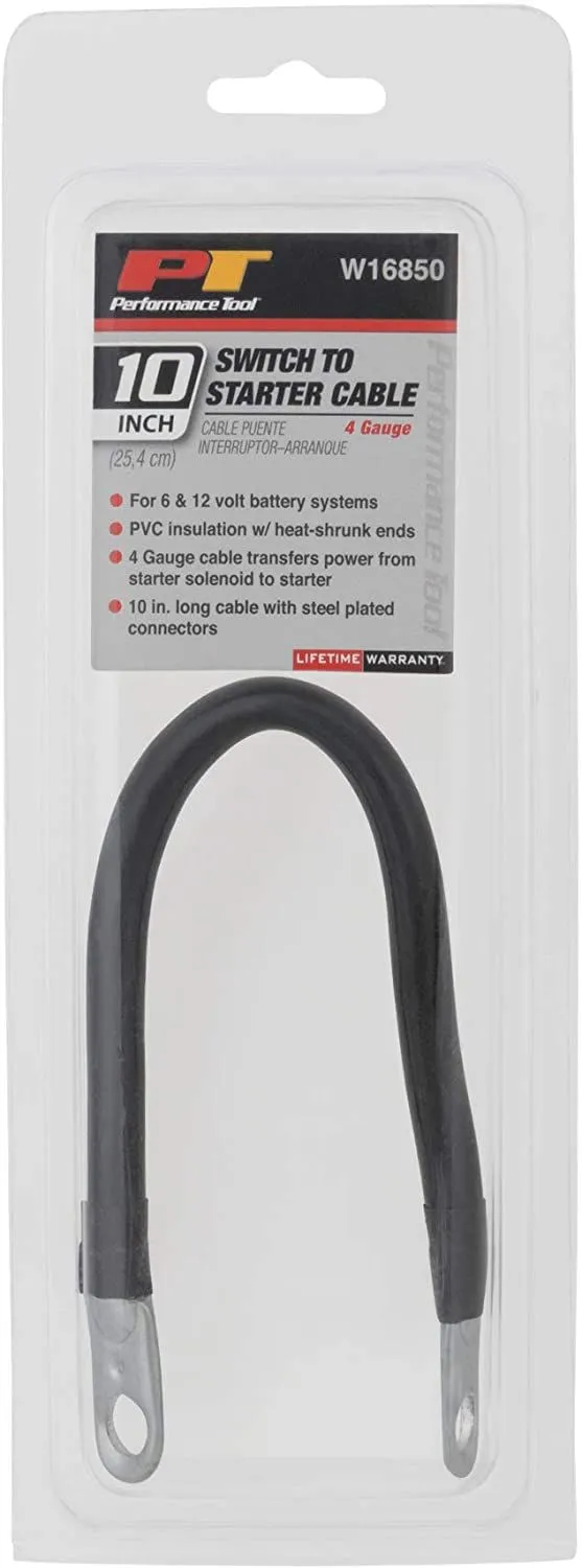 10 IN. SWITCH TO STARTER CABLE